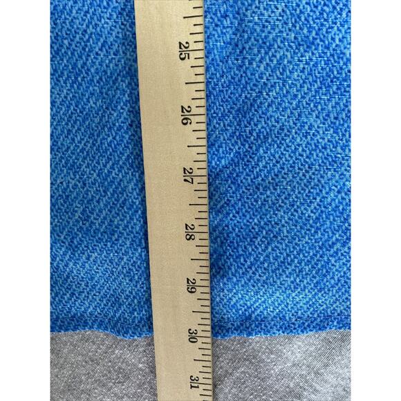 Royaura Shirt Mens Large Blue Aloha Hawaiian Beach Tropical Coastal Island - Picture 5 of 6